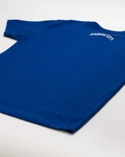 Outfield Fence Tee - Kansas City Royals-7083607621702 -Baseball Equipment Store baseballism mlb outfield fence mens tee Royals 007