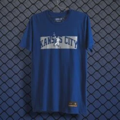 Outfield Fence Tee - Kansas City Royals-7083607621702 -Baseball Equipment Store baseballism mlb outfield fence mens tee Royals 008