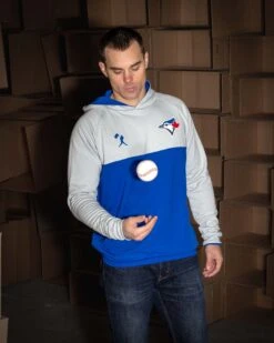 Double Play Reversible Hoodie - Toronto Blue Jays-7087396094022 -Baseball Equipment Store baseballism mlb reversible hoodie mens BlueJays 007