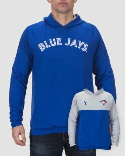 Double Play Reversible Hoodie - Toronto Blue Jays-7087396094022