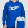 Double Play Reversible Hoodie - Los Angeles Dodgers-7083292491846 -Baseball Equipment Store baseballism mlb reversible hoodie mens Dodgers 010