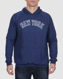 Double Play Reversible Hoodie - New York Yankees-7059141066822 -Baseball Equipment Store baseballism mlb reversible hoodie mens Yankees 003