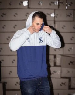 Double Play Reversible Hoodie - New York Yankees-7059141066822 -Baseball Equipment Store baseballism mlb reversible hoodie mens Yankees 008