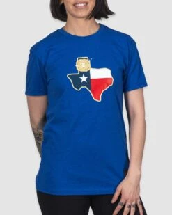 Ring Ceremony Women's Warm-Up Tee - Texas Rangers-7303596015686