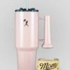 Baseball Mom Bat Grip And Pink Rose Tumbler-7511045570630