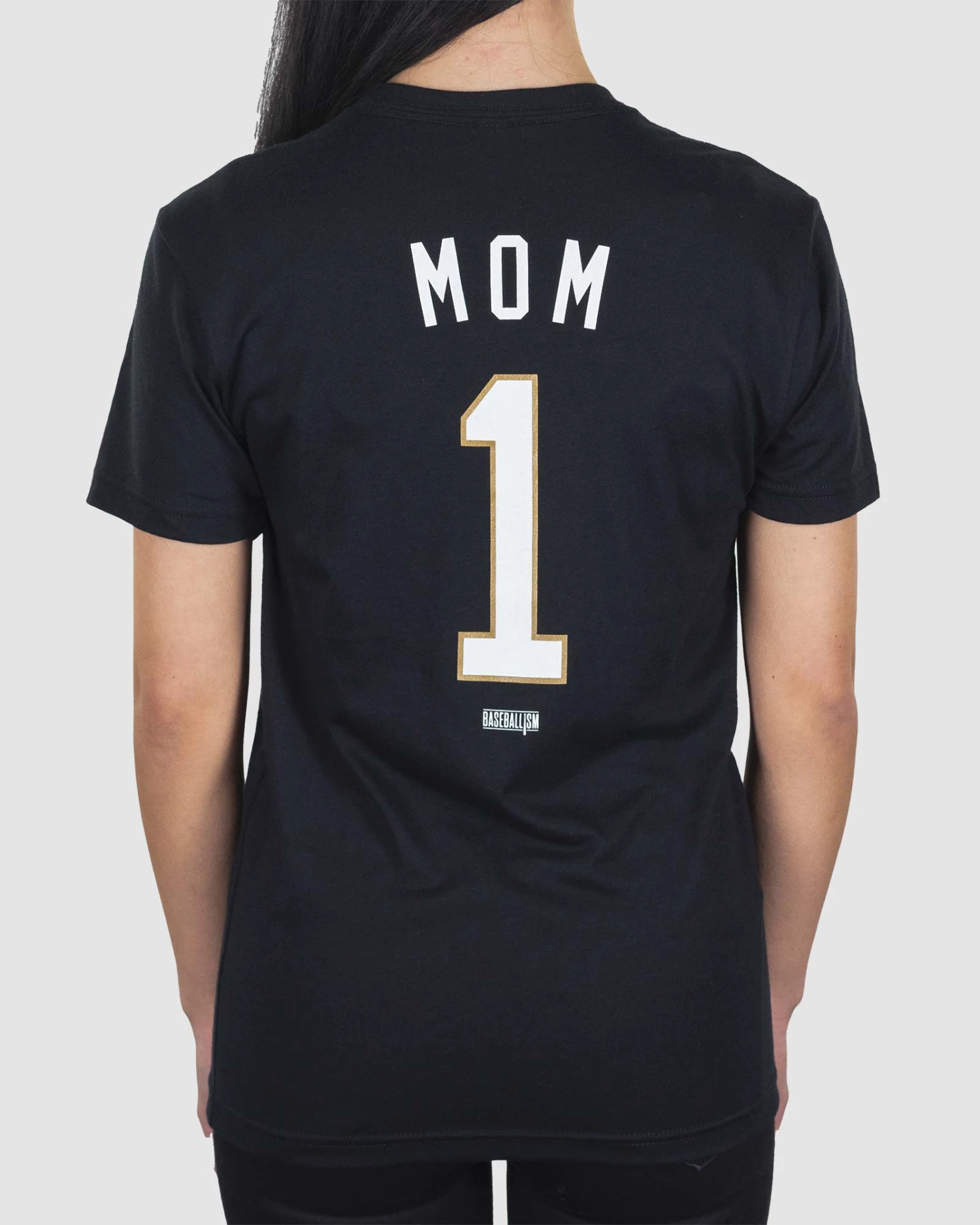 Mom's Number One - Women's Warm-Up Tee-6877291970630 4 Mom's Number One - Women's Warm-Up Tee-6877291970630 - Image 2