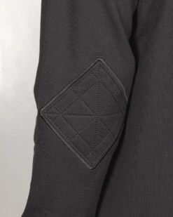 Brock Base Patch Quarter Zip (Black)-7304105361478 -Baseball Equipment Store baseballism quarterzip pullover sweatshirt black 006