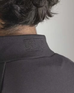 Brock Base Patch Quarter Zip (Black)-7304105361478 -Baseball Equipment Store baseballism quarterzip pullover sweatshirt black 008