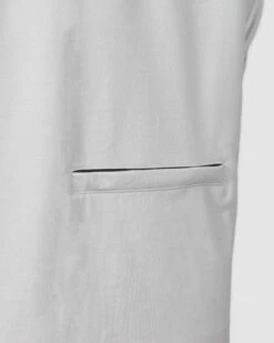 Brock Base Patch Quarter Zip (Grey)-7304104738886 -Baseball Equipment Store baseballism quarterzip pullover sweatshirt grey 009