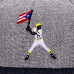 Clemente Swinging Flag Cap-6921881190470 -Baseball Equipment Store baseballism roberto clemente cap 006