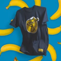 Banana Sticker Women's - Baseballism X Savannah Bananas-7103168970822 -Baseball Equipment Store baseballism savanah bananas tee collection womens 001