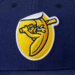 Banana Sticker Cap - Baseballism X Savannah Bananas-7100583477318 -Baseball Equipment Store baseballism savanaha bananas fitted cap 005