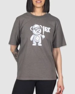 Teddy Ball Game - Women's Heavyweight Warm-Up Tee-7302983843910