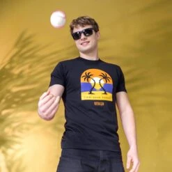 Two Seams Sunset-7270923599942 -Baseball Equipment Store baseballism tropic baseball mens tee 002