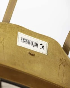 Vintage Glove Leather Tote - Caramel-7396079941 -Baseball Equipment Store baseballism vintage leather tote 007