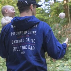 Full-Time Dad - Men's Hoodie-7127879024710 -Baseball Equipment Store baseballsim full time dad hoodie 005