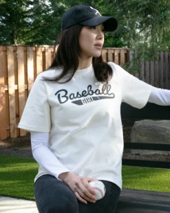 Baseball Girl - Women's Heavyweight Warm-Up Tee-7269391171654 -Baseball Equipment Store cyndibaseballgirl