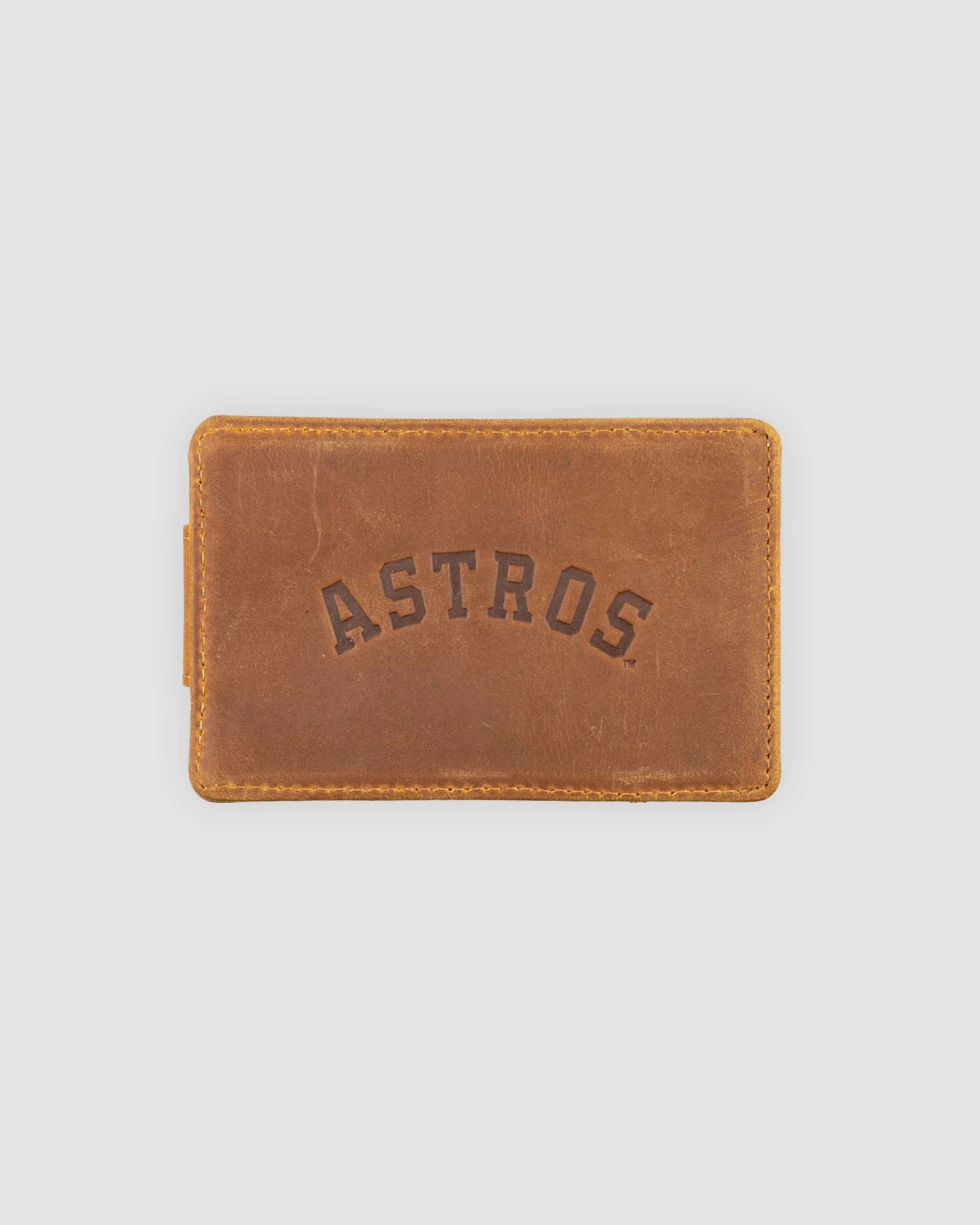 Flag Man Glove Leather Money Clip Wallet - Houston Astros-6675155976262 4 Flag Man Glove Leather Money Clip Wallet - Houston Astros-6675155976262 - Image 2