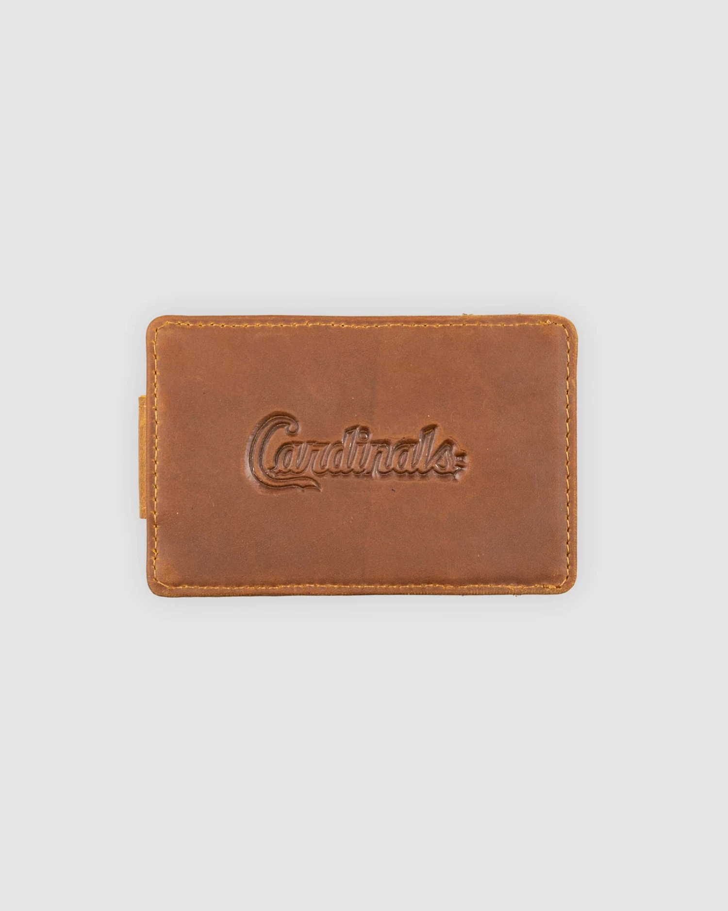 Flag Man Glove Leather Money Clip Wallet - St. Louis Cardinals-6675156140102 4 Flag Man Glove Leather Money Clip Wallet - St. Louis Cardinals-6675156140102 - Image 2